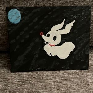 Custom canvas painting “Baby Zero” 8in x 10in